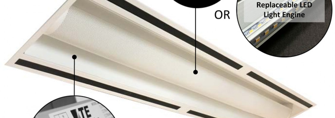 TE Lighting Direct-Indirect LED Troffers