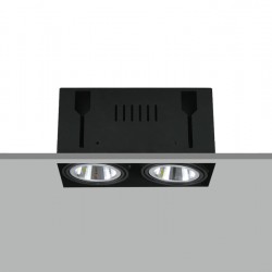 TE FH2108 2x10W Trim-less Square Recessed LED Downlight              