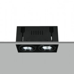 TE FH2788 2x7W Trim-less Square Recessed LED Downlight
