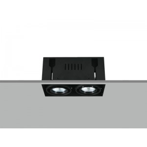 TE FH2788 2x7W Trim-less Square Recessed LED Downlight