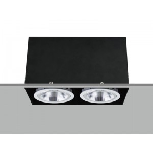 TE FH2830 2x20W Trim-less Square Recessed LED Downlight