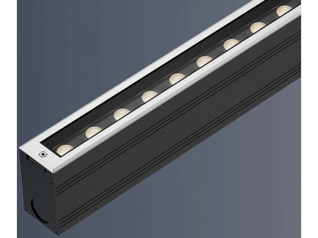 TE 12x3W In-Ground Wall Washer