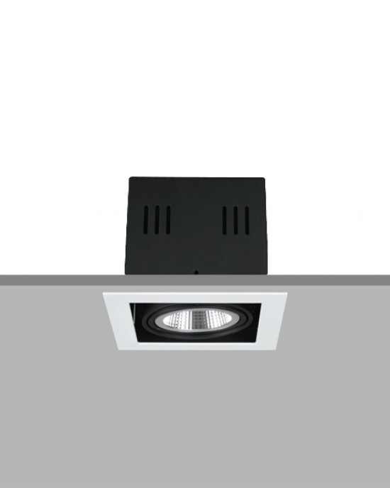 TE FR2298 10W Square Recessed LED Downlight         