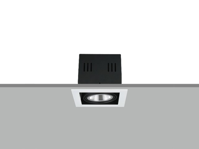 TE FR2298 10W Square Recessed LED Downlight