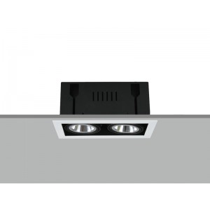 TE FR2358 2x10W Square Recessed LED Downlight
