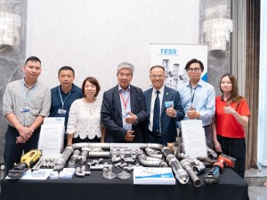 TESS Stainless Steel Pipes and Fittings are introduced in the exhibition held in conjunction with the 69th Annual Dinner of HKPSWTA.