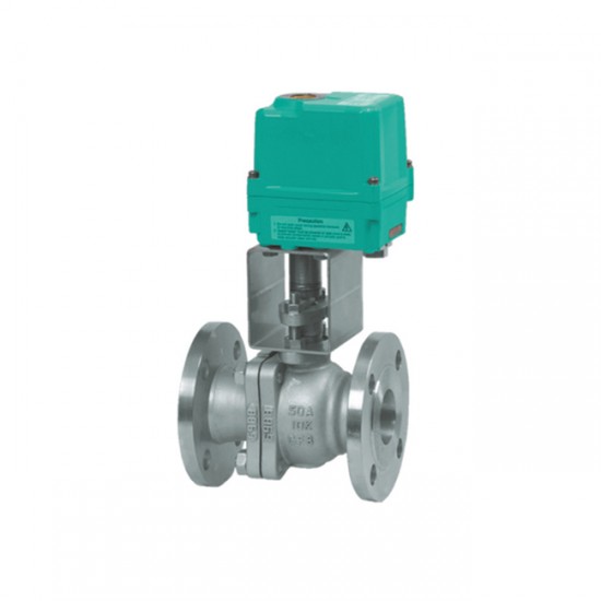Yamato E-SUSF Cast Stainless Steel Ball Valve with Electric Actuator