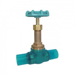 Yamato B10ESGN Bronze Gate Valve with Clear PVC Fitting Yamato B10ESGN Bronze Gate Valve with Clear PVC Fitting
